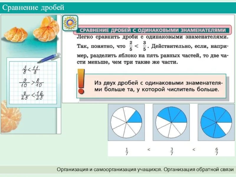 Свойство сравнения дробей. Задача на сравнение дробей с одинаковыми знаменателями. Дроби 5 класс сравнение дробей с одинаковыми знаменателями. Сравнение дробей сравнение дробей с одинаковыми знаменателями. Правило сравнения дробей с одинаковыми знаменателями.