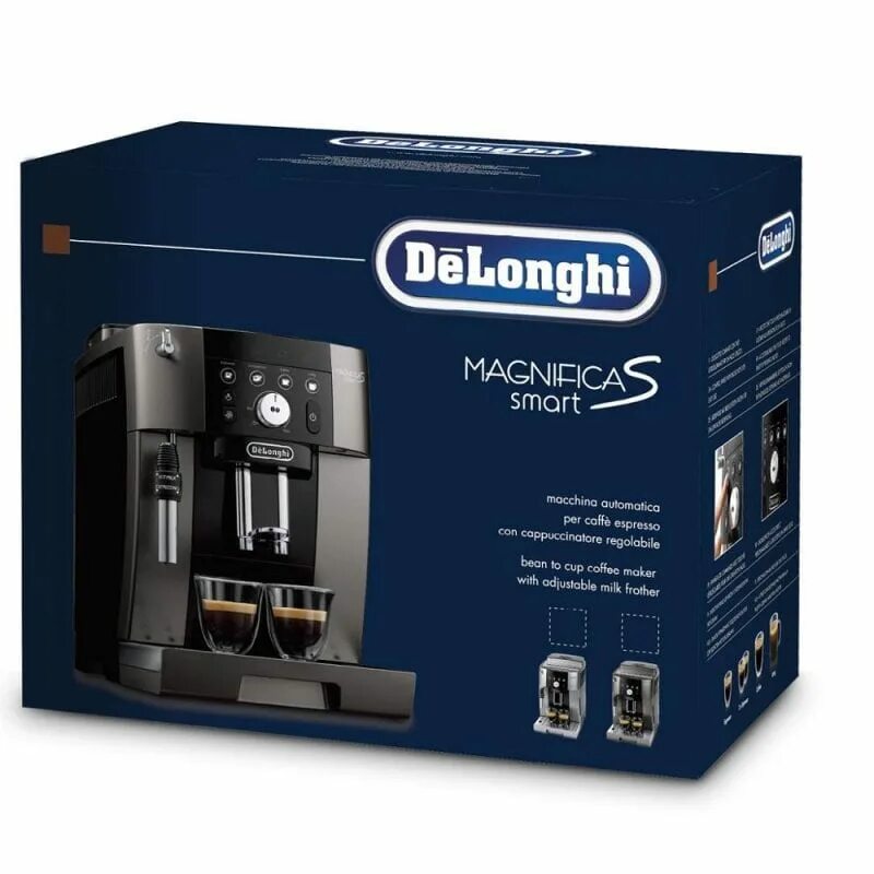 Кофемашина Delonghi magnifica s Smart ECAM250.33.TB. De'Longhi magnifica s Smart ECAM250.33.TB. Кофемашина Delonghi magnifica s Smart. De'Longhi magnifica s Smart ECAM250.23.SB.