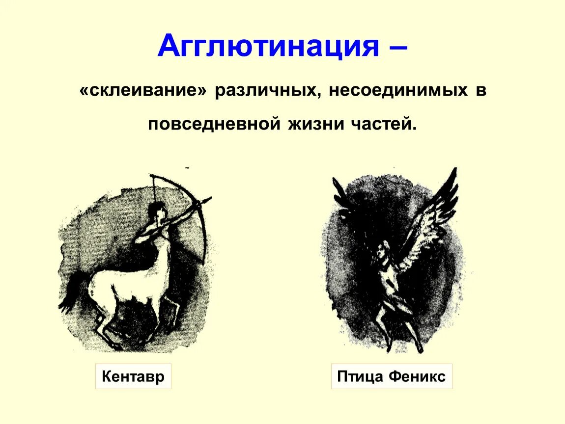 Пример гиперболизации. Агглютинация в психологии. агглютинация примеры. примеры агглютинации в психологии. агглютинация воображения.