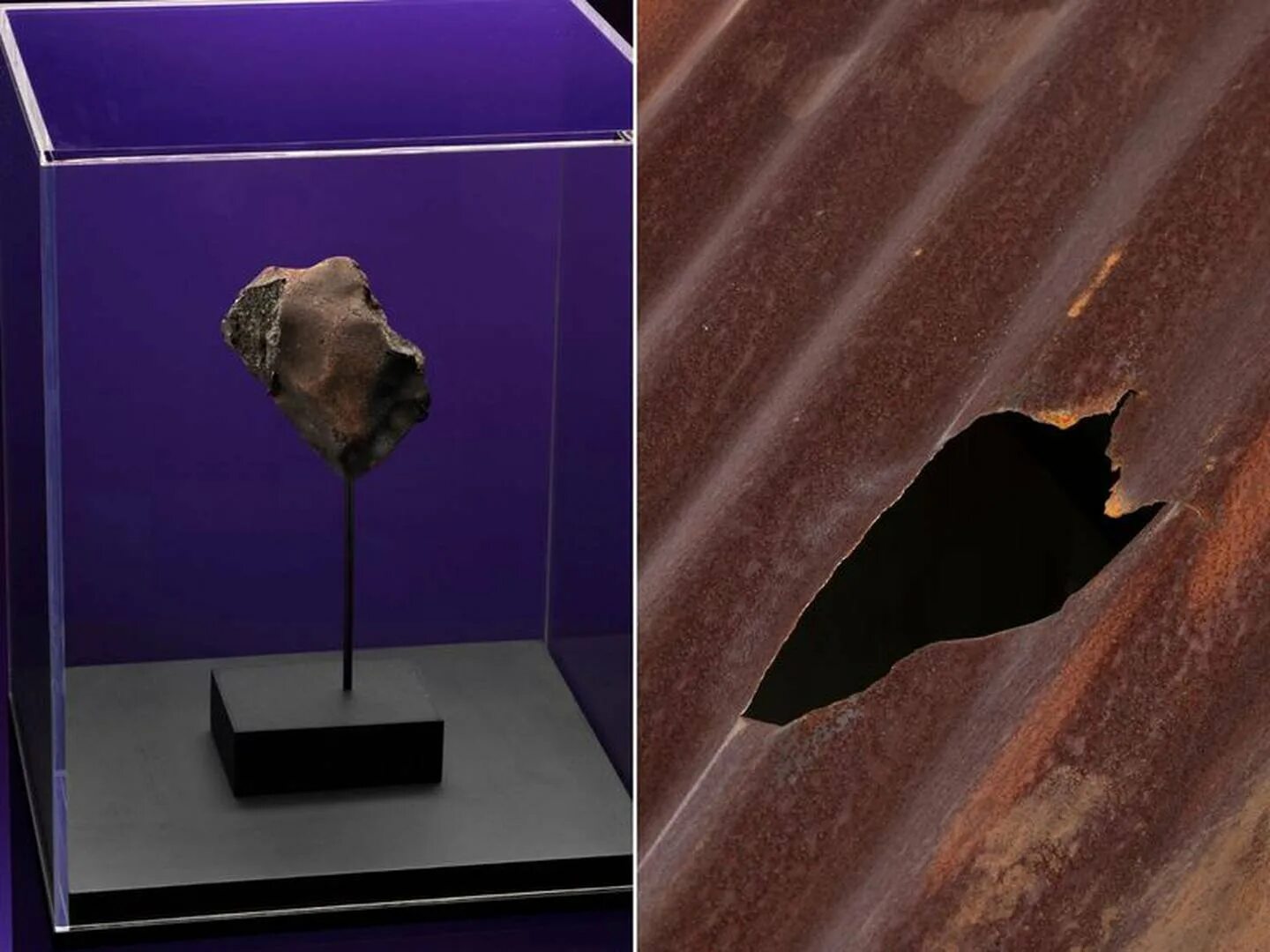 Убило метеоритом