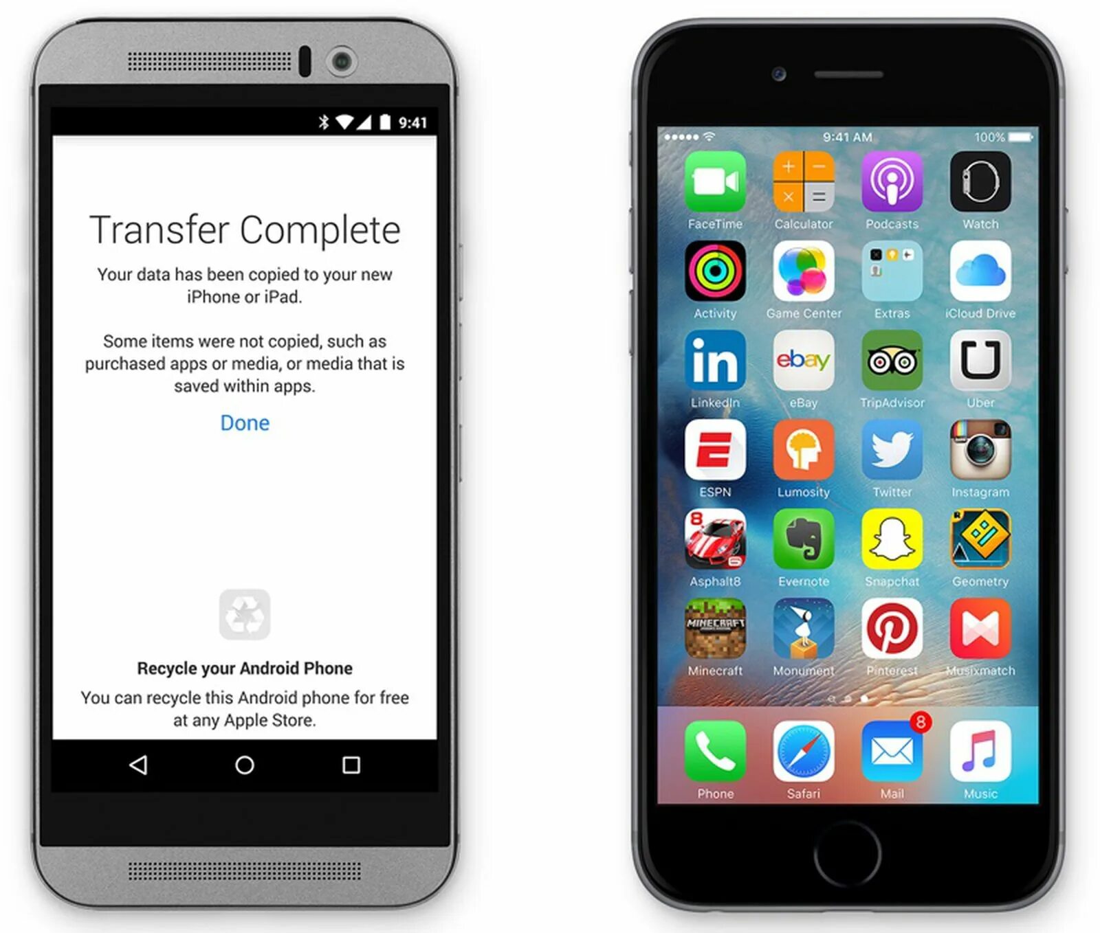 Iphone 6 android. Приложения от apple. iphone приложения. перенос данных айфон. перенос данных с андроида на ios.