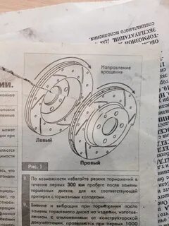 Характеристика тормозных дисков