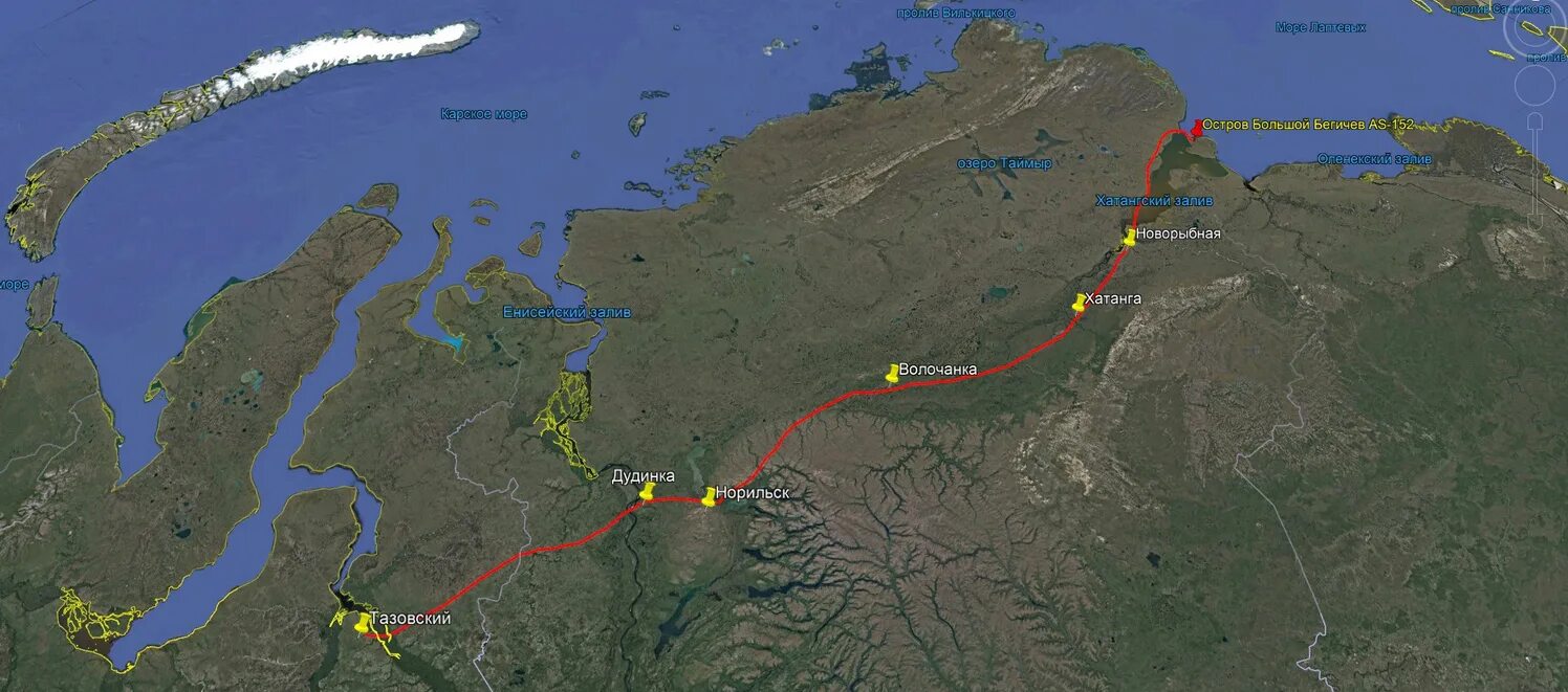 Остров большой Бегичев на карте. Большой и малый Бегичев острова. Маршрут Хатанга Норильск. Хатанга на карте.