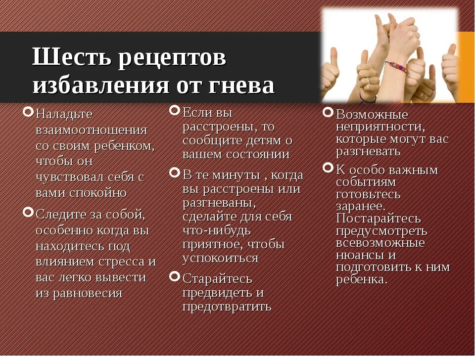 Как успокоить злость