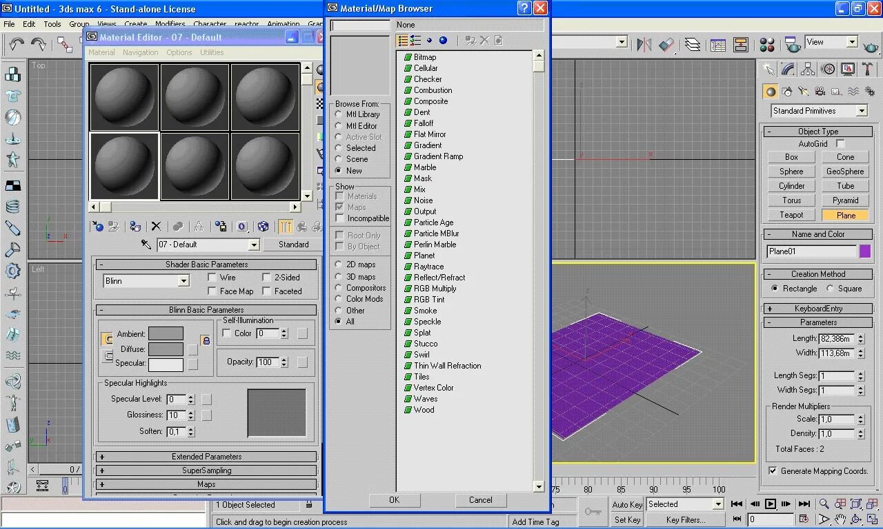 Map parameters