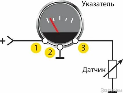 Датчик температуры уаз схема