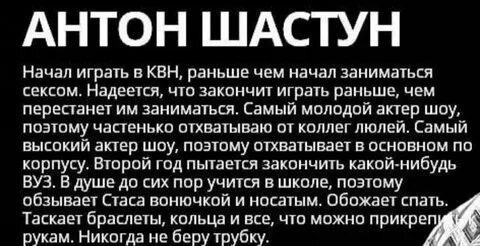 Шастун цитаты