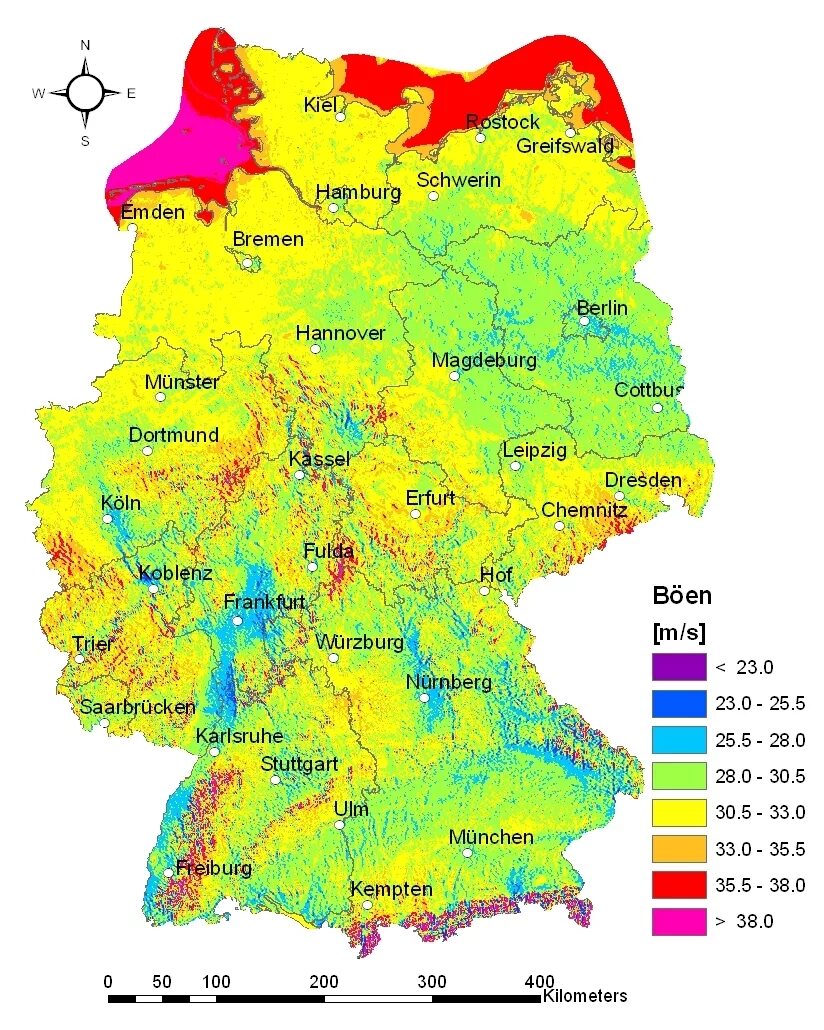 Климатические условия в разных частях германии. Климатическая карта Германии. Климат Германии карта. Природные условия Германии карта. Климатические зоны Германии карта.