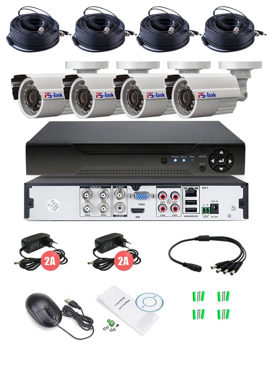 Ps link видеонаблюдение. Комплект видеонаблюдения ps-link kit-a204hd 4 камеры. комплект видеонаблюдения ps link kit c204hd. комплект видеонаблюдения ps-link 204hd коробка. готовый комплект ahd видеонаблюдения 2mp ps-link kit-a204hd.