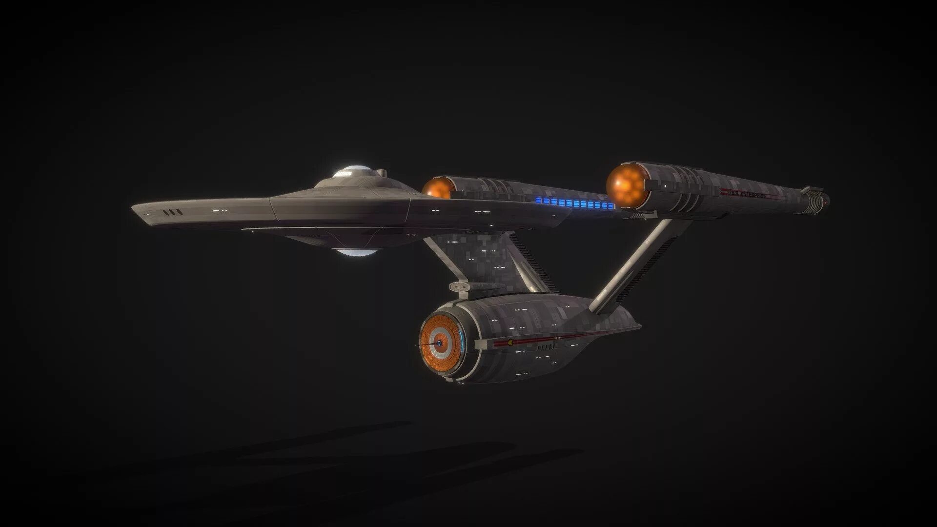 Enterprise design. Uss enterprise star trek 3d модель. космический корабль в блендер 3д. sketchfab космический корабль. звездолет 3д модель.