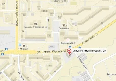 Кирова 1 на карте
