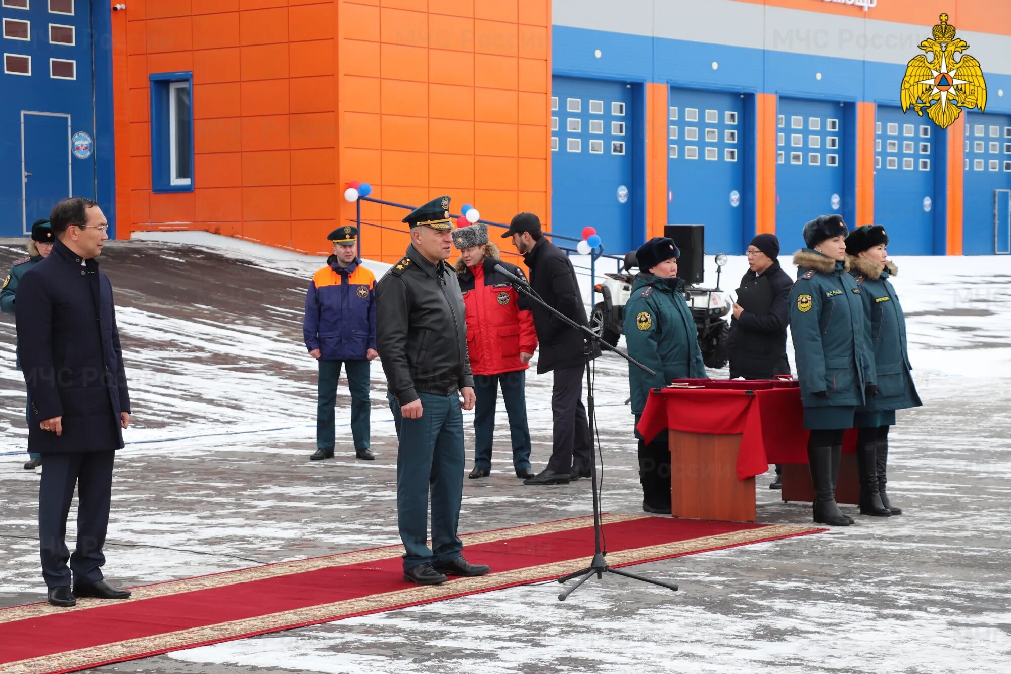 Якутск новости сегодня. МЧС России Якутск. Якутия открытие СПСЧ МЧС. Министр МЧС Якутск.