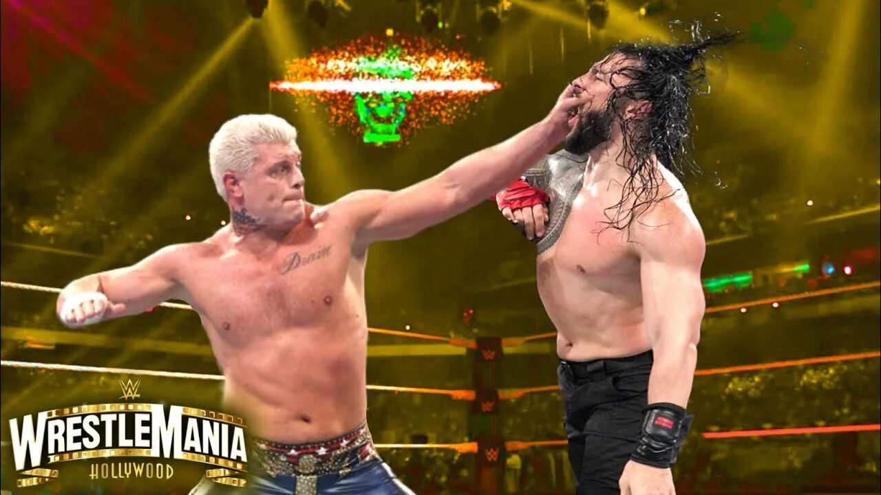 Wrestlemania 39. Коди Роудс Рестлер. Cody Rhodes vs Roman Reigns. Reigns WWE.