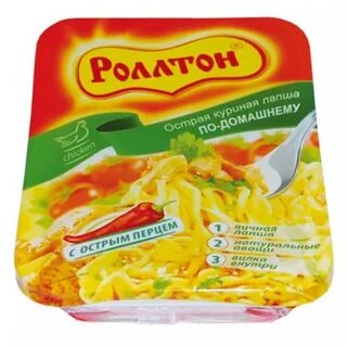 Роллтон лапша острая