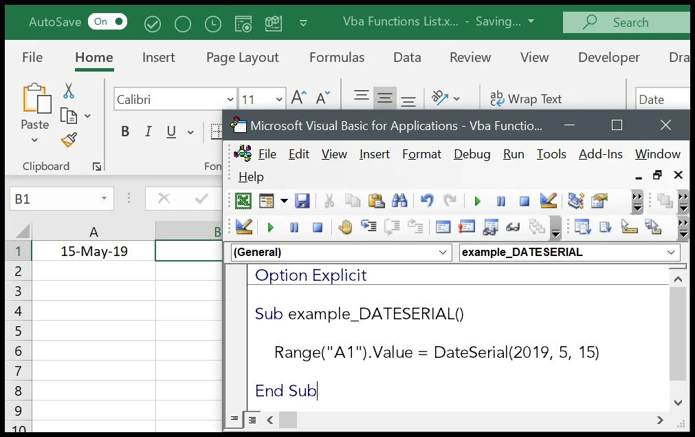 Vba example. Vba example