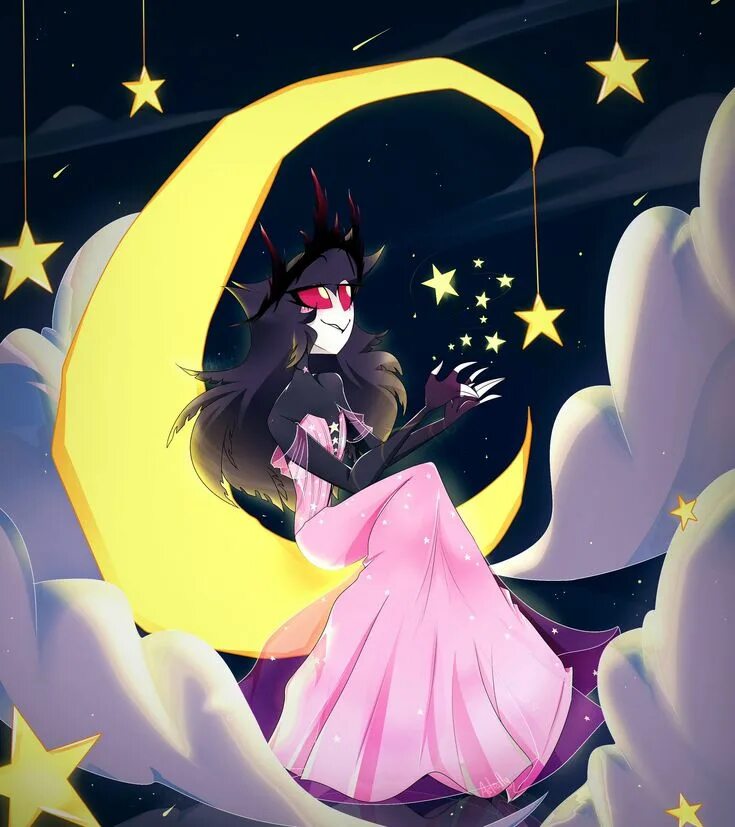 Loona helluva arts. Hotel hazbin octavia и луна. хеллува босс луна. отель хазбин адский босс луна. octavia helluva boss.