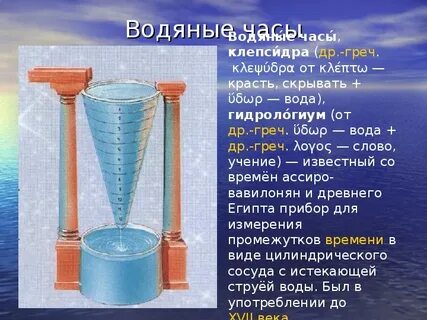 Картинки часов водяные