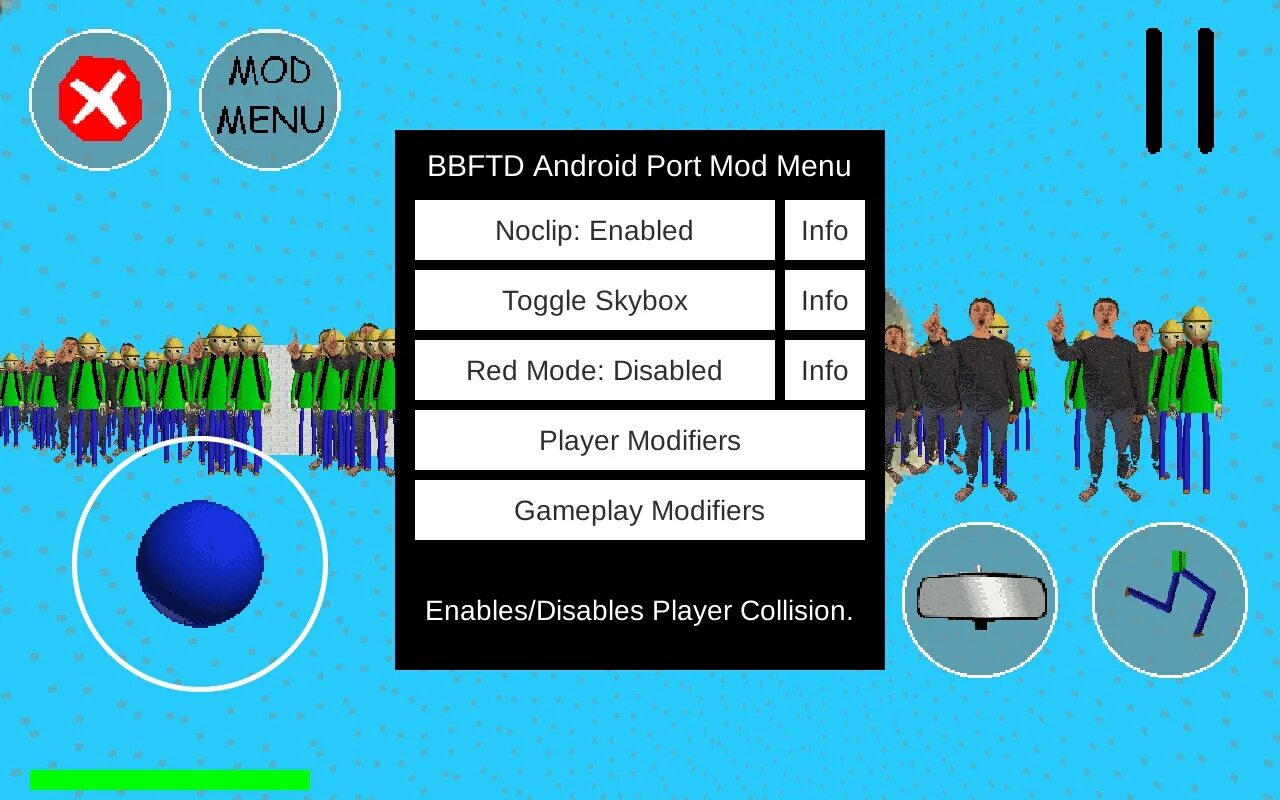 Мод меню на андроид. БАЛДИ мод меню. Mod menu Android. Балдис Басикс мод меню. Baldi basics plus на андроид