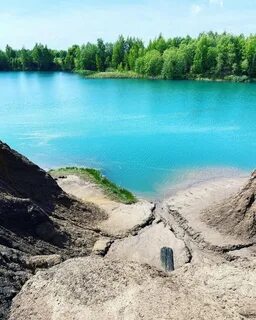 Голубые озера тульская на карте