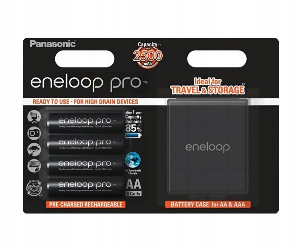 Аккумулятор panasonic eneloop pro. Аккумулятор panasonic eneloop aaa. аккумуляторы eneloop pro 2500mah. eneloop pro 2500. rechargeables panasonic eneloop aa 2500mah, blister *2, bk-3hcde/2be.
