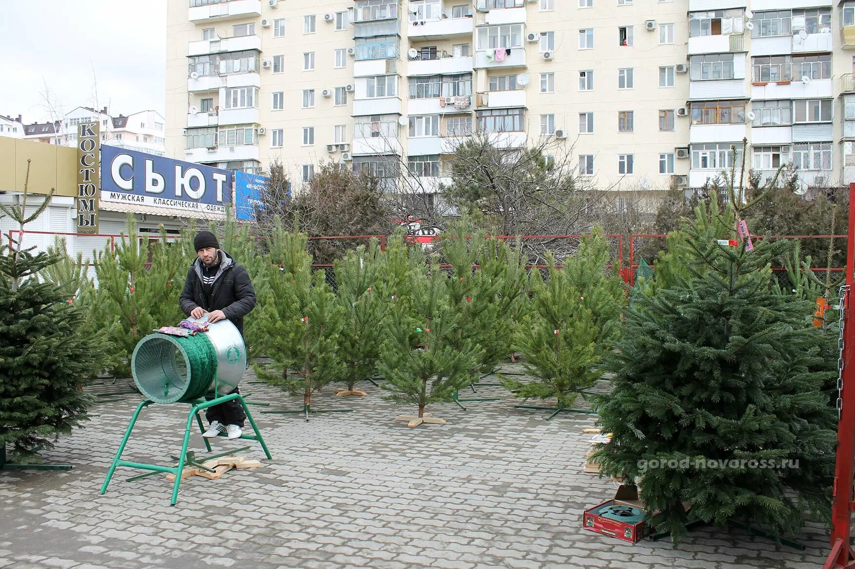 Трубы анапа купить. Елка Новороссийск. Елка на Западном. Елки завод Новороссийск. Металлическая елочка в Анапе.