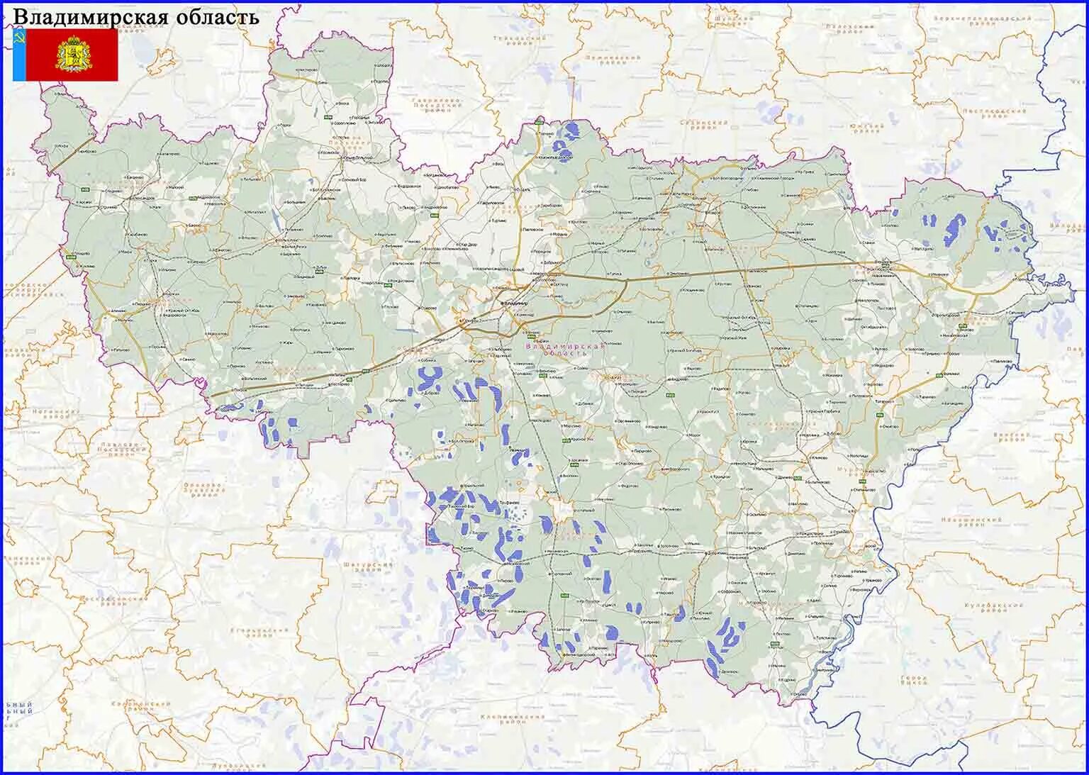 Местоположение владимира. Карта Владимирской области по районам с дорогами. Карта рек Владимирской области подробная. Карта Владимирской области с городами и поселками. Владимировская область на карте.