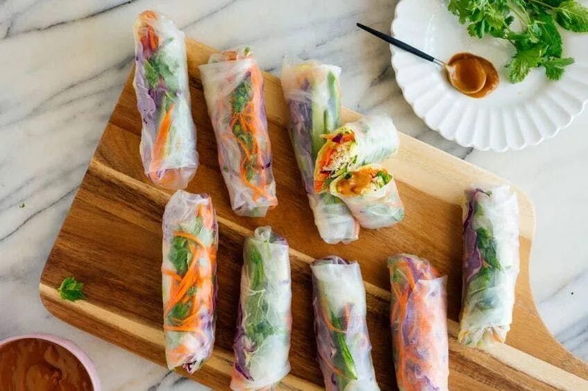 spring foods Quick and Easy Vietnamese Spring Rolls, "Goi Cuon" BlogHer Рецепты 