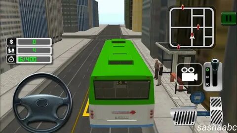 City bus driving