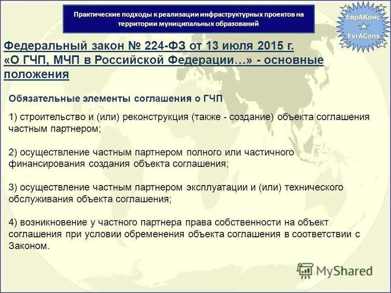 Законодательство о водоснабжении. ФЗ О ГЧП. ФЗ О гос частном партнерстве. Федеральный закон 224-ФЗ.