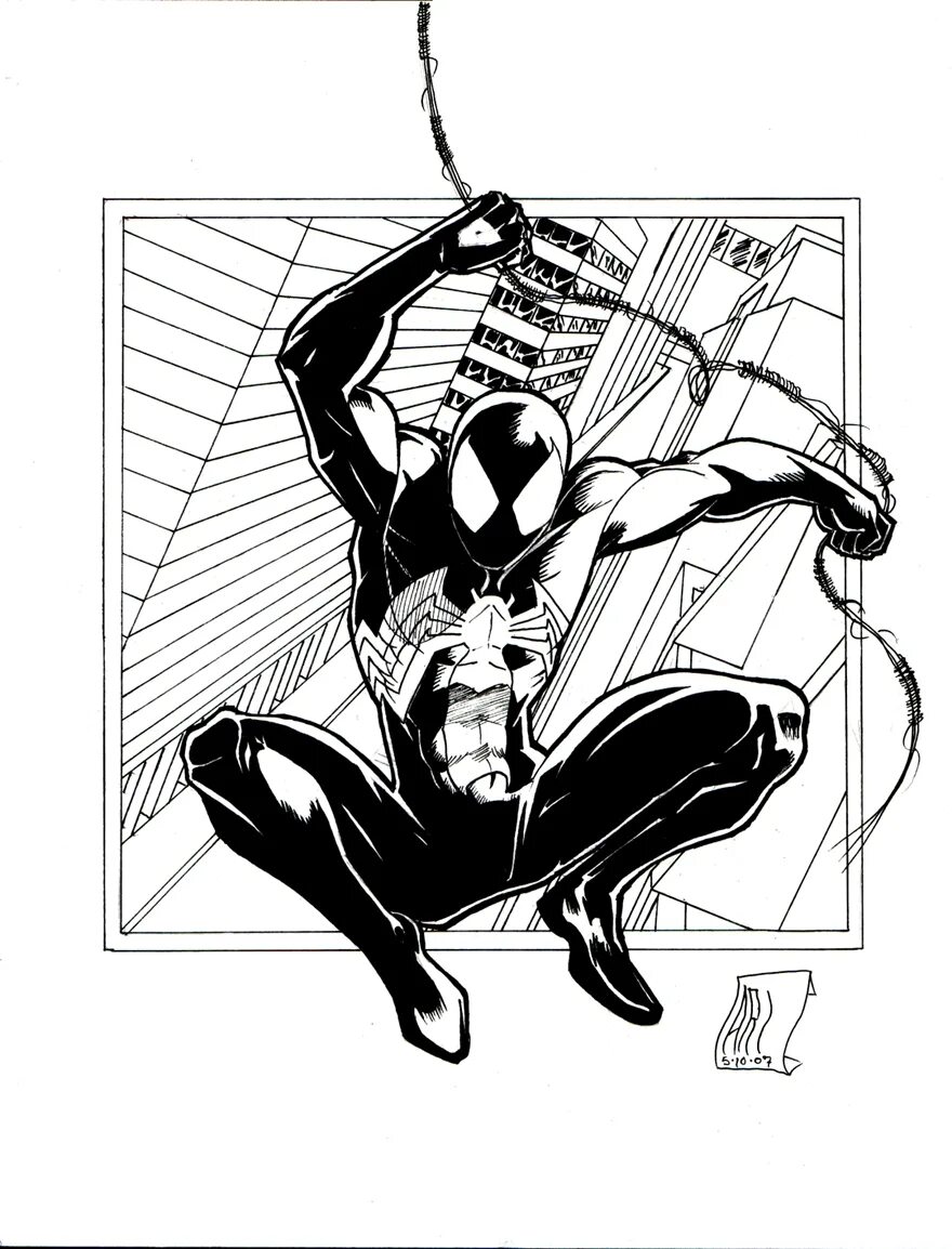 Черный паук комикс. Раскраска Spider man Symbiote. Черный человек паук раскраска. Чёрнвйчеловек паук раскраска. Раскраска комикс человек паук.
