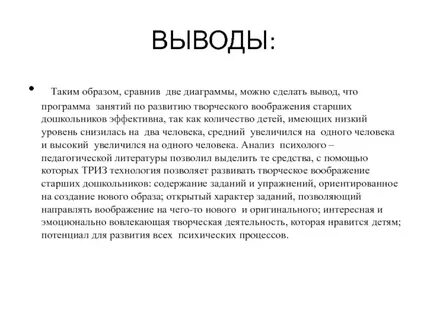 Вывод воображение