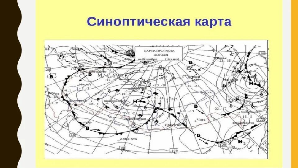Значение синоптических карт. Синоптическая карта 6 класс география. первая синоптическая карта. климатические и синоптические карты.