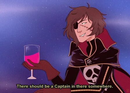 Space Pirate Captain Harlock, Pirates, Anime Art, Old Things, Fandoms, Olds...