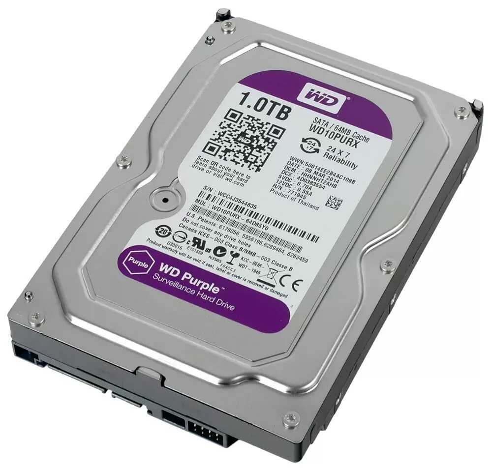 Western Digital WD Purple 10 ТБ wd102purz. 1 ТБ жесткий диск WD Purple. Western Digital wd10purx. Жёсткий диск SATA 3 1тб. Жесткий купить дешево