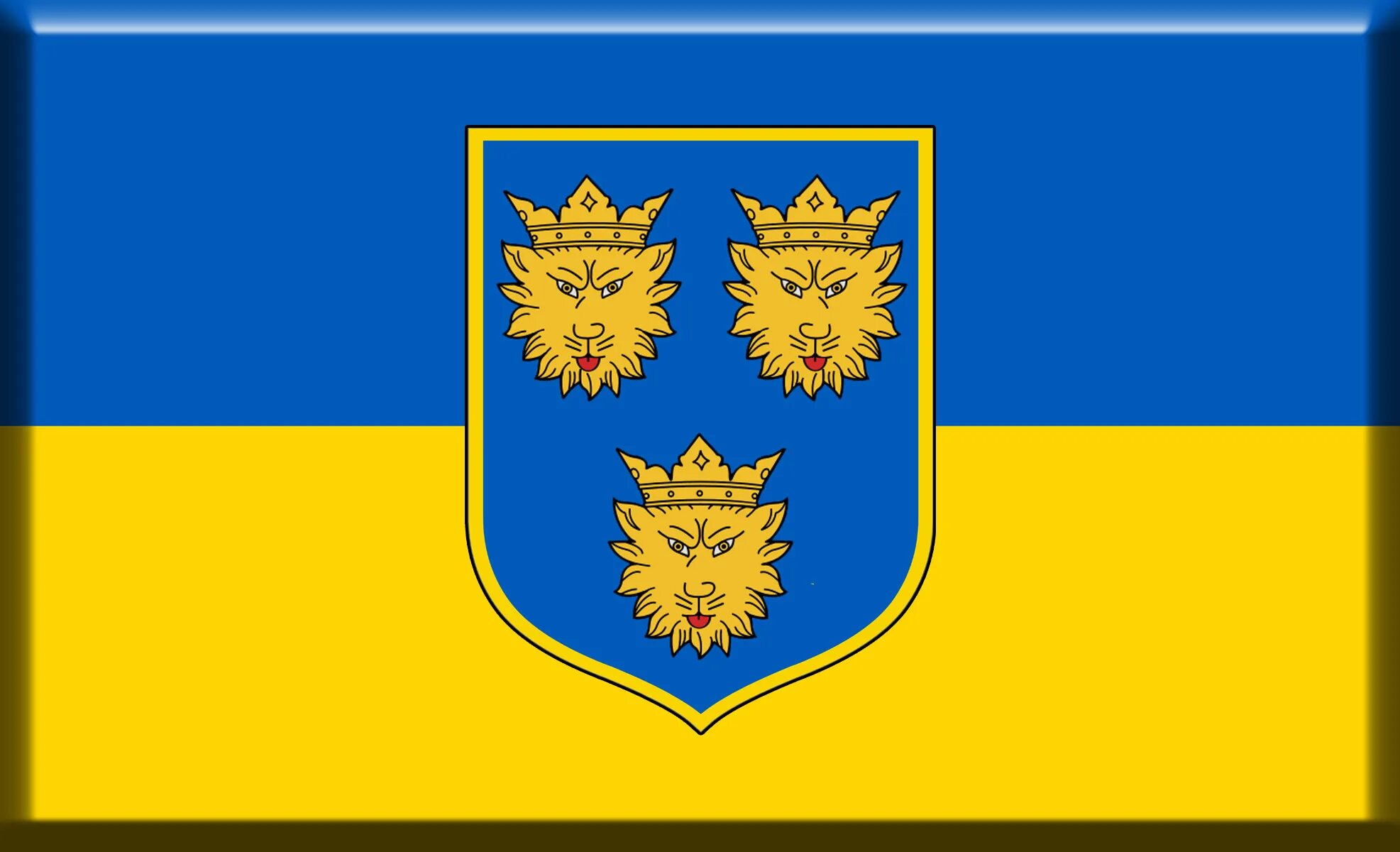 Сине желтый флаг украины. Королевство Далмация флаг. Герцогство Брауншвейг флаг Украины. Флаг Далмации и Украины. Флаг Далмации альтернативный.