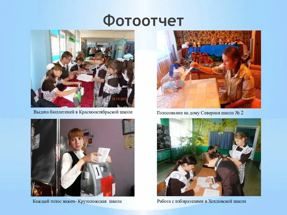 Выдача бюллетеней