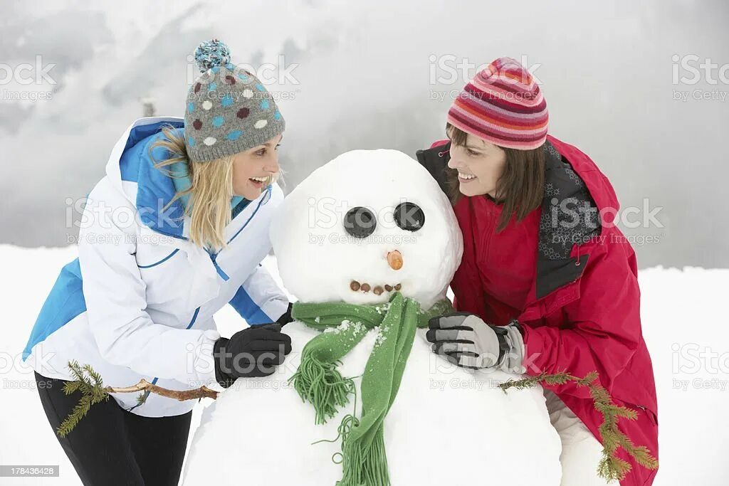 We can make a snowman