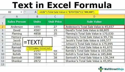 Sales value