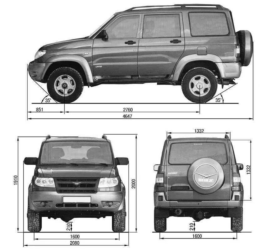 УАЗ 3163 UAZ Patriot габариты. УАЗ Патриот габариты ширина. Длина и ширина УАЗ Патриот. УАЗ Патриот 3163 габариты.