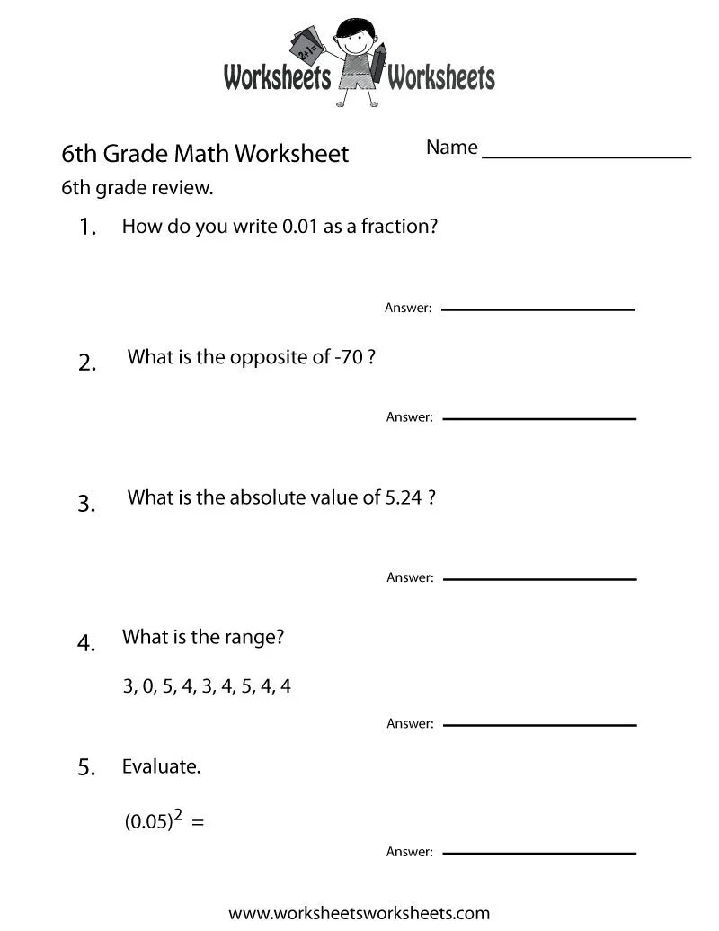 Review worksheet. Worksheets 6 класс. 6th Grade Math Worksheet. Worksheet 6 Grade. 6 Grade Math Worksheet.
