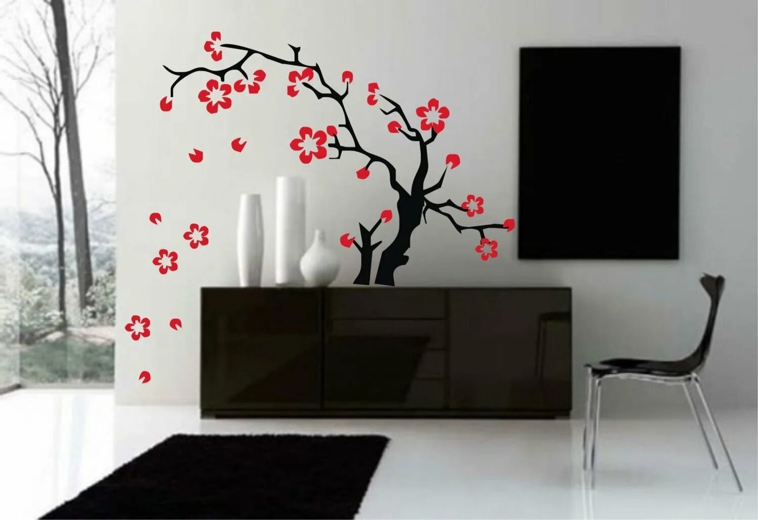 Стиль сакура. Декоретто zh 5001 Сакура. Стена в японском стиле. Интерьерные наклейки в японском стиле. Красивые картинки на стену.