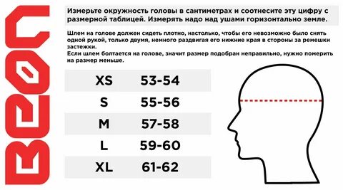 Размер шлема интеграл