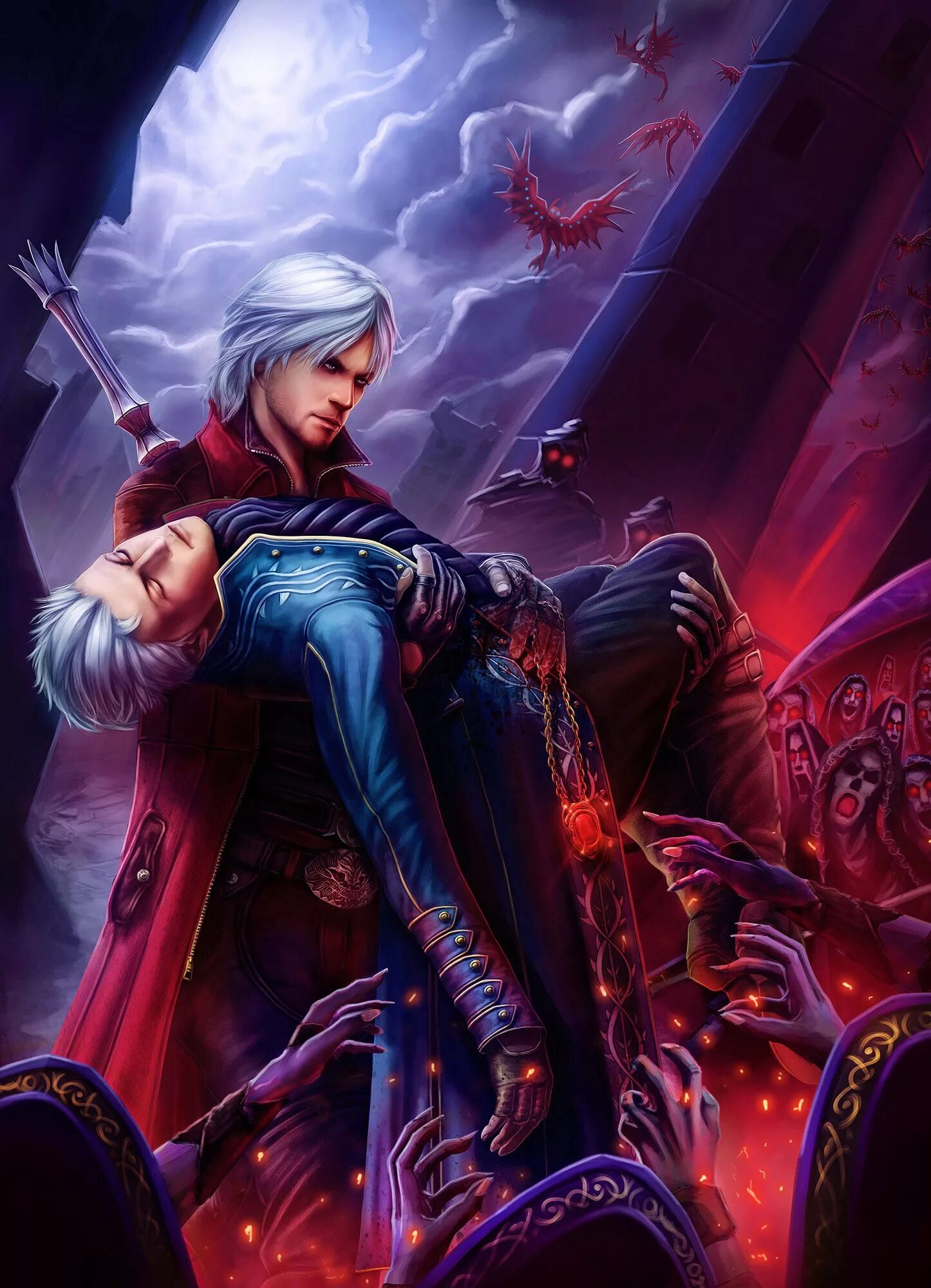 Dmc art. Данте Devil May Cry. Данте vs Вергилий Devil May Cry 3. Данте Devil May Cry 3. Данте DMC 3 Art.