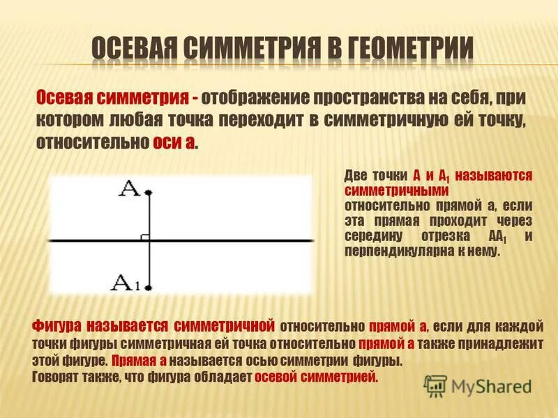Перпендикулярные оси симметрии. Осевая симметрия в геометрии. осевая симметрия в геом. ось симметрии геометрия. осевая линия симметрии.