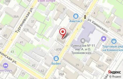 Карта ул жуковского