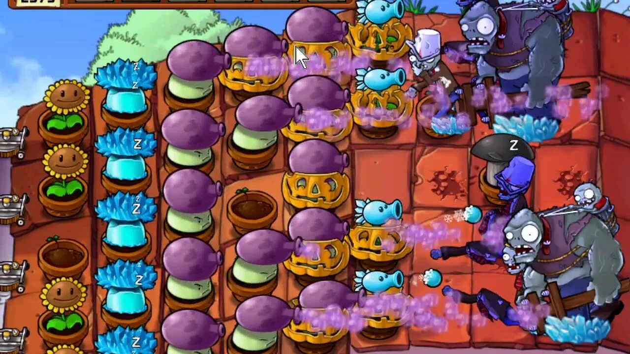 Pvz tower defense mod. Растения против зомби 2 катапульта зомби. plants vs zombies survival night hard. pvz survival night hard.