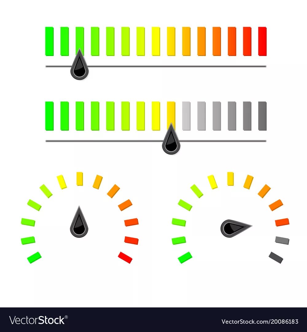 Шкалы приборов стрелочные vu. Круглая шкала. Спидометр автомобиля на белом фоне. Цветная шкала вектор. Шкала спидометра вектор.