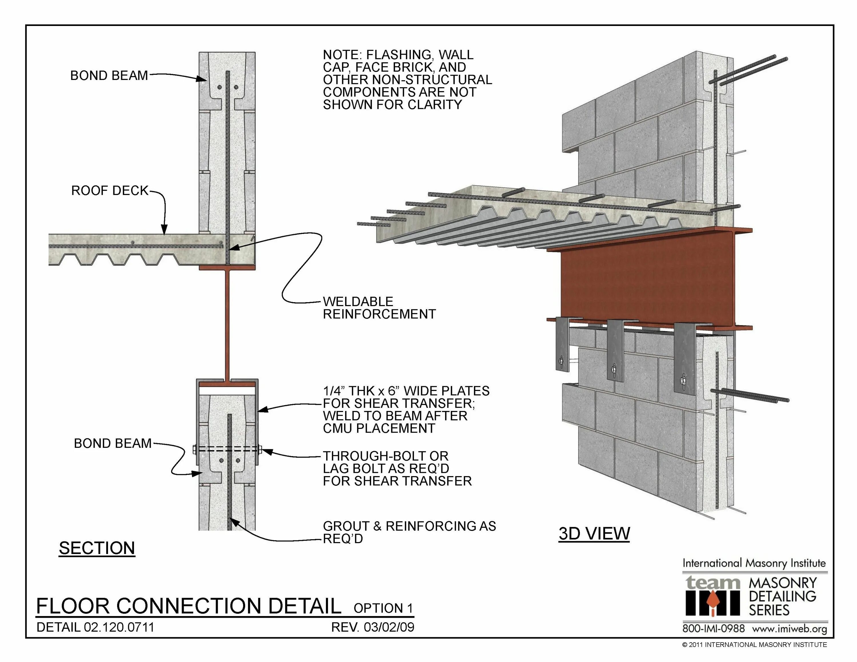 Connection details. Structural reinforcement. Structural Steel connections. Detailing Concrete structure. Reinforced Brick Concrete (RBC).