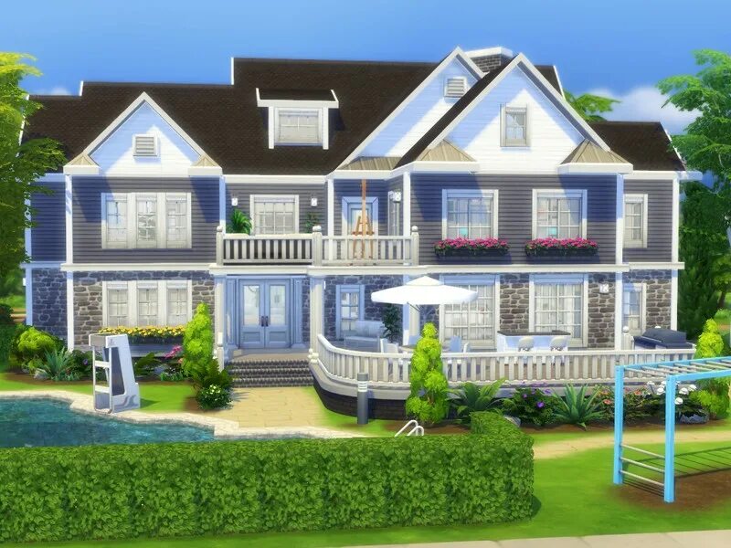 Suburban sims 4. дом 30 на 30 симс 4. Sims 4 дом. симс 4 дом 30х20. Sims 4 дом 20x20.