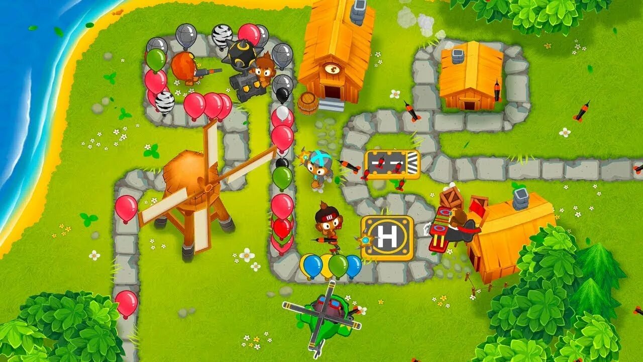 Блунс ТД 6. Bloons Tower Defense 6. Tower Defense Bloons Defense 6.